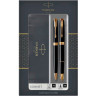 Набор PARKER SONNET LAQBLACK GT перьевая и шариковая ручки 2093371 CW2093371