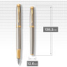 Ручка перьевая PARKER IM PREMIUM WARM GREY GT, F CW1931684
