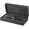 Ручка перьевая PARKER SONNET CORE F539 LAQBLACK GT F 1931494